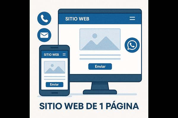 Sitio web de 1 página para PYMES